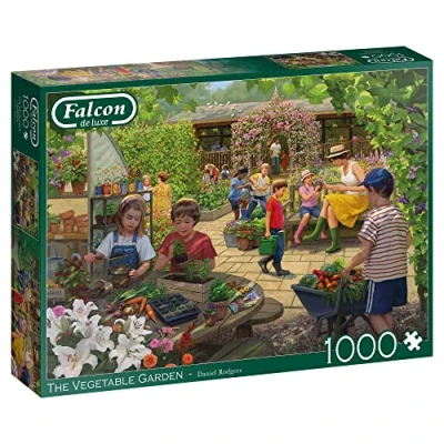 Image of Jumbo, Falcon de luxe The Vegetable Garden, Jigsaw Puzzles for Adults, 1000 Piece