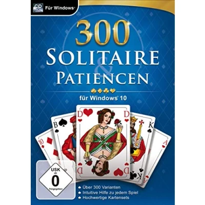 Image of 300 Solitaire &amp; Patiencen (PC)
