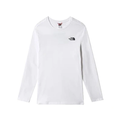 Image of The North Face MENS EASY TEE Long sleeved top, Men&#039;s, Size: Small, White/black