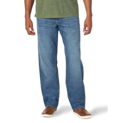 Image of Wrangler Men&#039;s Free to Stretch Relaxed Fit Jean, Milwaukee, 34W x 29L