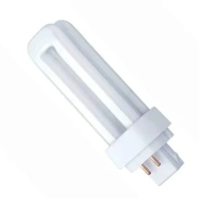 Image of 10x 10 watt Energy Saving Lamp CFL 4 pin 10W Cool White 840 G24q 1 Double turn BELL
