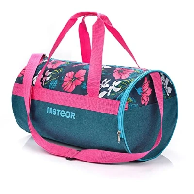Image of Sports Bag Gym 25 L Holdall Shoe Compartment Pocket Men Women Duffel Shoulder Fitness Swimming Pool Travel Holiday Cabin Luggage Overnight Camping kit Small pe Duffle