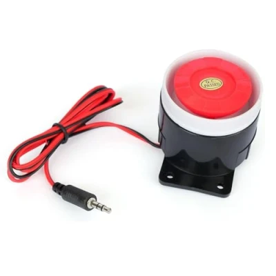 Image of Switian Wired Mini Siren for Home Security Alarm System Horn 120dB (12, Volts)