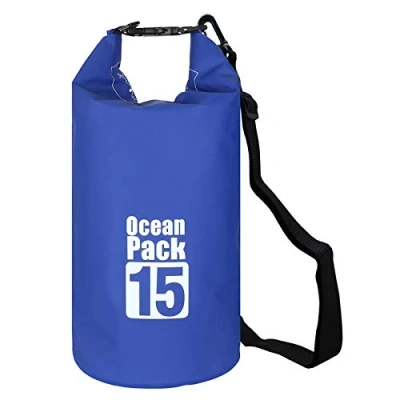 Image of 2L/3L/5L/10L/15L/20L/30L 500D Tarpaulin Heavey Duty PVC Water Proof Dry Bag Sack for Kayaking/Boating/Canoeing/Fishing/Rafting/Swimming/Camping/Snowboarding