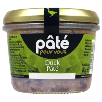 Image of Pâté Pour Vous Duck Liver Pate, 180g Jar