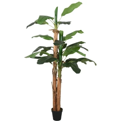 Image of vidaXL Artificial Banana Tree 18 Leaves 150 cm Green