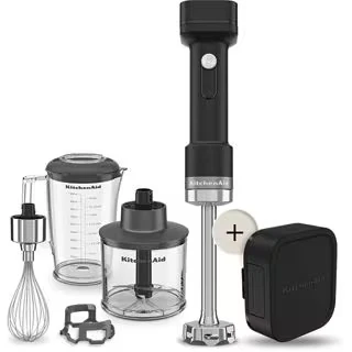 Image of Kitchenaid Cordless Hand Blender Plus Accessories With Battery Go Whirlpool