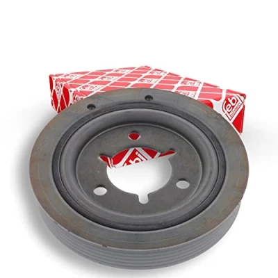 Image of 0515P1, 515P1, 9636924480, 9650653380, 9653771880 crankshaft Pulley FEBI BILSTEIN 36878 6PK 148mm 5 for PEUGEOT: Partner I Van