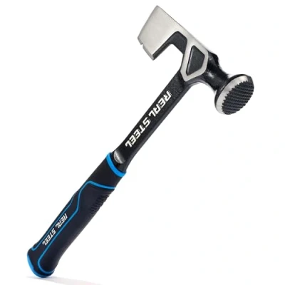 Image of REAL Steel Ultra Onepiece Drywall Hammer with Milled Face, 14 oz Wall Board Tool 0521