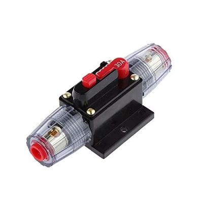 Image of Mintice 12V 30A Car Motor Audio Solar Energy Inline Circuit Breaker Fuse Holder Protection Stereo