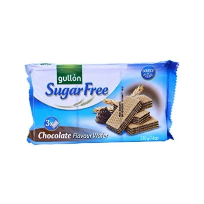 Image of Gullon SUGAR FREE Chocolate Flavour Wafers 180g