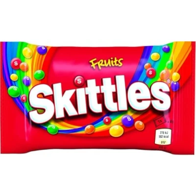 Image of Skittles Chewy Sweets Fruit Flavoured Bag 45g (Pack of 36) 100548