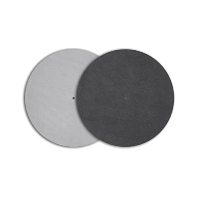 Image of Pro Ject Leather it, Turntable mat with special sound characteristcs, Grey