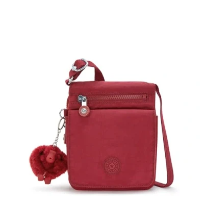 Image of Kipling Women&#039;s New Eldorado Cross Body, Funky Red 160, 6&#039;&#039;L x 7.75&#039;&#039;H 0.75&#039;&#039;D