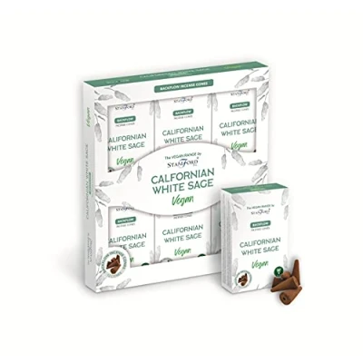 Image of Stamford Vegan Patchouli Incense Backflow Cones 72 (California White Sage)