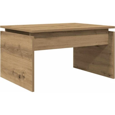 Image of vidaXL Coffee Table Artisan Oak 68x50x38 cm Engineered Wood