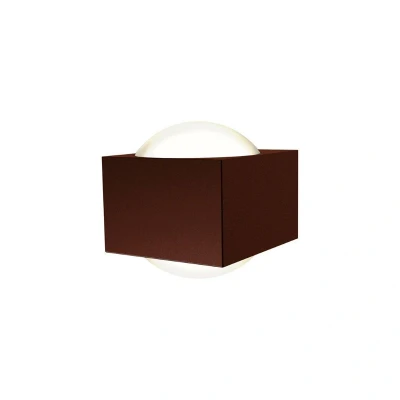 Image of Ansell Misano Square IP65 Bi Directional Wall Light 3000K Rust