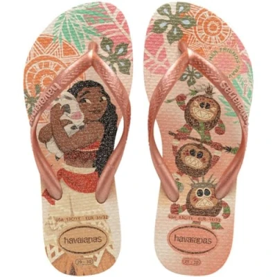 Image of Havaianas Kids Slim Princess, Pink Clay, 2/2.5