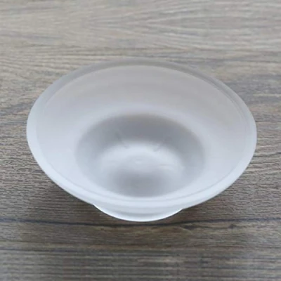 Image of smallJUN Soap Dish Round Glass Storage Box Clear Holder Accessories For Shower Bathroom Hotel Frosted
