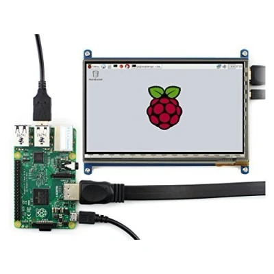 Image of Waveshare 7 inch 1024*600 Capacitive Touch Screen LCD Display HDMI Interface Custom Raspbian Angstrom Supports Various Systems for All Ver. Raspberry pi Beaglebone Black Banana Pi/Pro Video Photo Kit