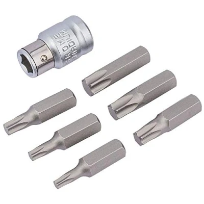 Image of Draper TX STAR� Bit and Holder Set, 3/8&quot; Sq. Dr. (7 Piece)