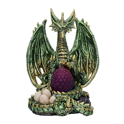 Image of Nemesis Now Light Bearer Dragon Figurine, Green, 19.5cm