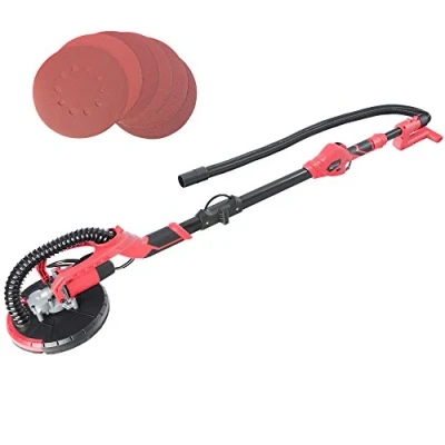 Image of Arebos Long Neck Sander Standard (710 watt, Ø 225 mm, Speed Control, Telescopic Rod, Suction System, swiveling Head, 6 Sanding Discs Included).