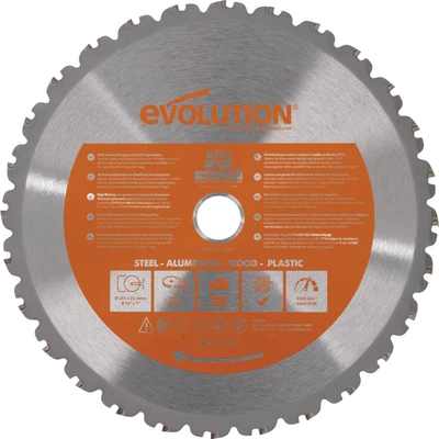 Image of Evolution Power Tools RAGE3 255mm Multi Blade