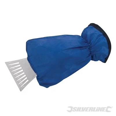Image of Silverline Ice Scraper &amp; Mitt One Size