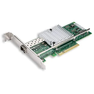 Image of 10Gb PCI E NIC Network Card, with Intel 82599EN Chip, Compare to X520 DA1, Single SFP+ Port, Express X8, Ethernet Converged Adapter Support Windows Server/Windows, Linux, Vmware