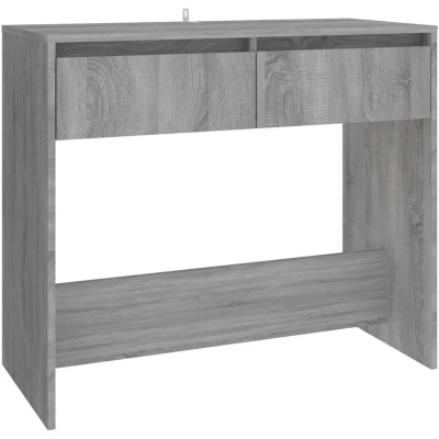 Image of vidaXL Console Table Grey Sonoma 89x41x76.5 cm Engineered Wood
