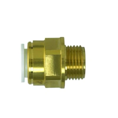 Image of JG Speedfit Brass Male Stem Adaptor 22mm X 3/4&quot; Push Fit BSP MW052206N