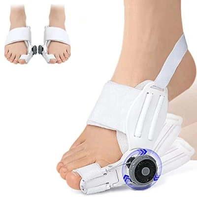 Image of Lonsy Hallux Valgus Bunion Corrector for Women and Men,Orthopedic Toe Straightener,Adjustable Splint Relief Black Buckle(1PC)