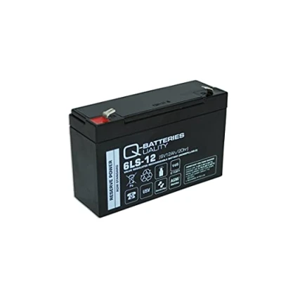 Image of Q Batteries 6LS 12 6V 12Ah Lead Fleece Battery AGM VRLA with VdS