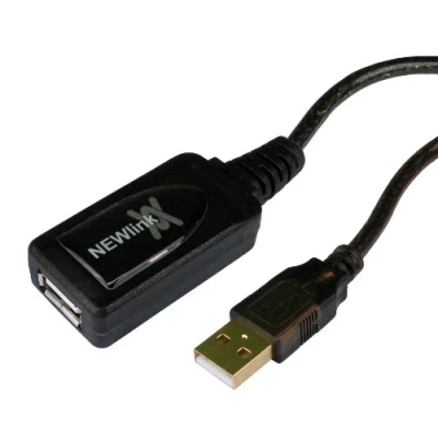 Image of USB 2.0 Hi Speed Repeater Extension Cable Lead 20m [20 metres]
