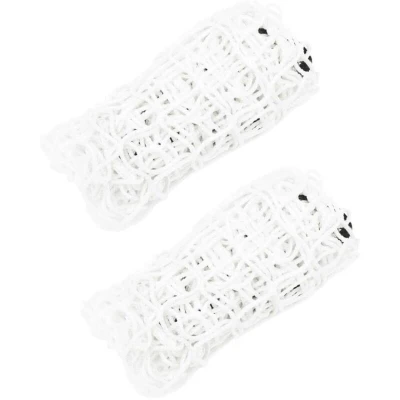 Image of vidaXL Hay Nets Slow Feed Feeder for Horses/Ponies Rectangular White PP, 90x60 cm, 2 pcs