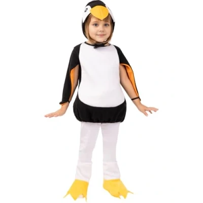 Image of Funidelia Toy Penguin Costume for boy Animals, South Pole kids accessory fancy dress &amp; props Halloween, carnival parties Size 3 4 years Black