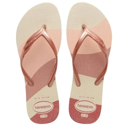 Image of Havaianas Fantasia Gloss, Rose Gold, 5.5/6