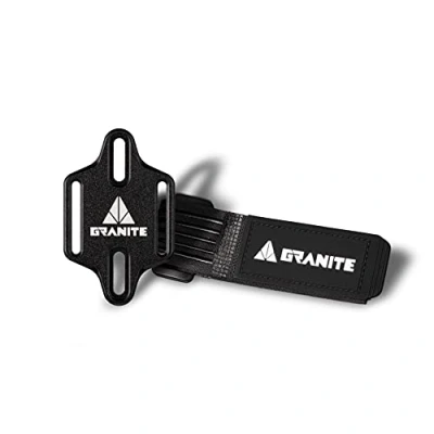 Image of Granite Portaledge Bike Bottle Cage Mount Strap for Tools and Inner Tubes (Black)
