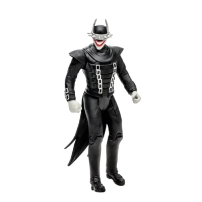 Image of McFarlane Toys, DC Multiverse, 5 inch Super Powers Batman Who Laughs Action Figure with points of articulations, Collectible Retro 1980’s Line Ages 12+, (15772)