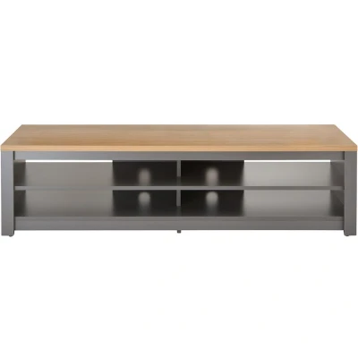 Image of Ttap MEM 2000 GRY Memphis 2000mm Wide TV Stand in Grey &amp; Oak