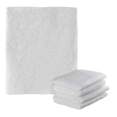Image of Relaxdays 5x Filter Bonnet, Can be Cut to Size, Extractor Hood Vent, Non woven Grease Screen, 47x59 cm, White, Polyester, 5 Stück (1er Pack)