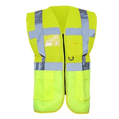 Image of Hi Viz Executive Vis High Visibility Vest With Pockets Xxxl Yellow
