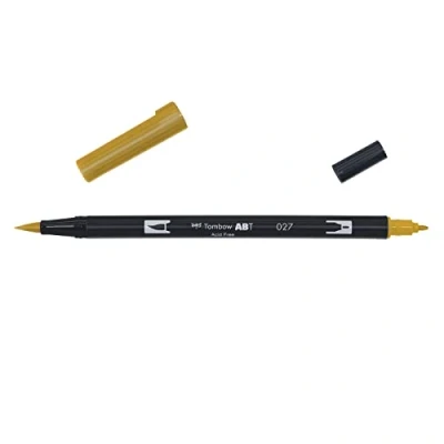 Image of Tombow ABT 027 Dual Brush Pen Dark Ochre