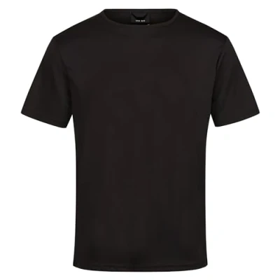 Image of Regatta Professional Mens Pro Wicking Reflective T Shirt Black