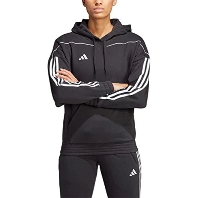 Image of adidas Women&#039;s Tiro 23 League Sweat Hoodie Hooded Sweatshirt, Black, S