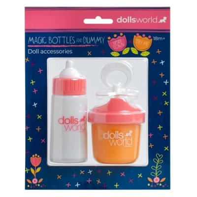 Image of DOLLSWORLD from Peterkin Magic Bottle &amp; Dummy Dolls Accessories Ages 18m+