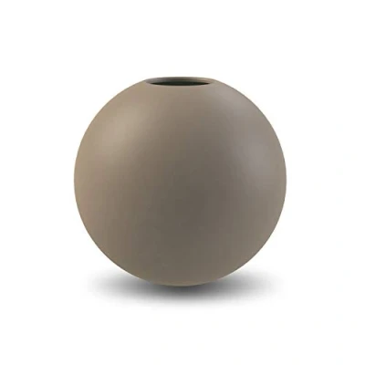Image of Cooee Design Ball Vase Ceramic Mud 8cm