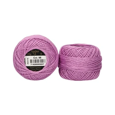 Image of Anchor Pearl Yarn, Thickness: 8, Packaging: 10G, Running Length: 82M Phlox Embroidery Threads