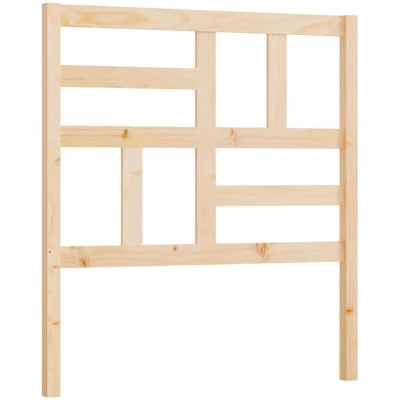 Image of vidaXL Bed Headboard 81x4x104 cm Solid Wood Pine